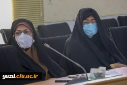 جلسه هماهنگی کارورزی سال تحصیلی 1400-1399 با مسئولان نواحی 1 و 2 آموزش و پرورش یزد 6