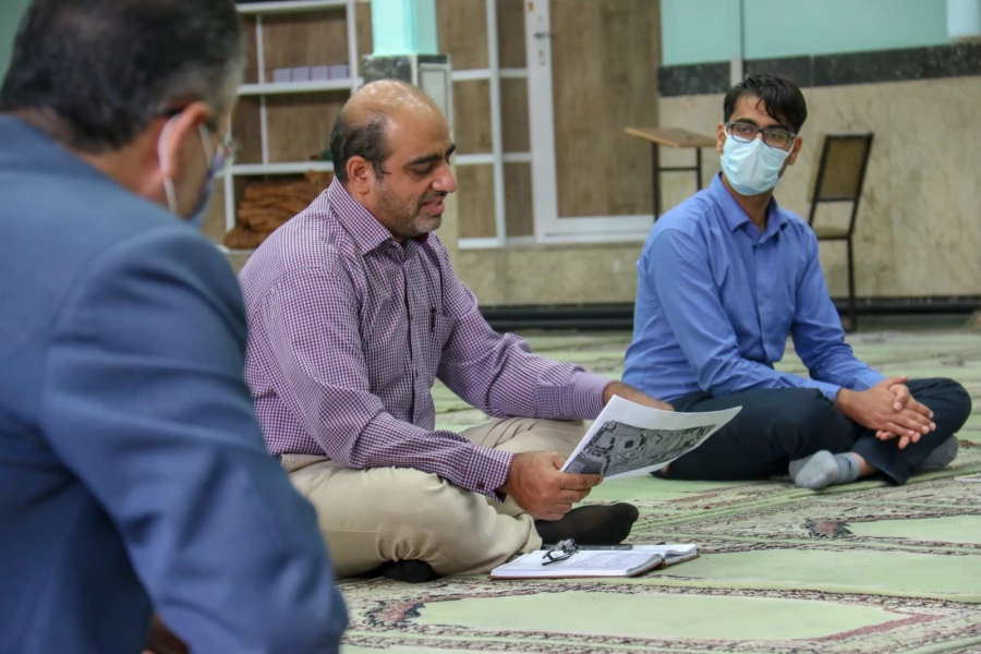 نشست مسئولان دانشگاه فرهنگیان یزد با نگهبانان پردیس های استان 3