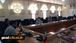 اولین جلسه شورای آموزشی استان یزد ویژه دوران کرونا در نیمسال اول سال تحصیلی 1400-1399 6