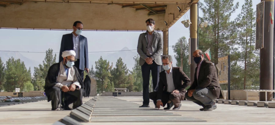  تجدید میثاق جمعی از دانشگاهیان دانشگاه فرهنگیان یزد با آرمان های شهدا 3