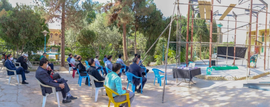 برگزاری مراسم عزاداری به مناسبت فرا رسیدن اربعین حسینی در جوار مزار شهید گمنام دانشگاه فرهنگیان یزد 3