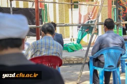 برگزاری مراسم عزاداری به مناسبت فرا رسیدن اربعین حسینی در جوار مزار شهید گمنام دانشگاه فرهنگیان یزد 4