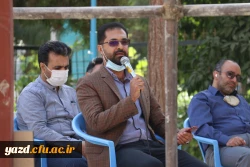 برگزاری مراسم عزاداری به مناسبت فرا رسیدن اربعین حسینی در جوار مزار شهید گمنام دانشگاه فرهنگیان یزد 5