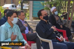 برگزاری مراسم عزاداری به مناسبت فرا رسیدن اربعین حسینی در جوار مزار شهید گمنام دانشگاه فرهنگیان یزد 6