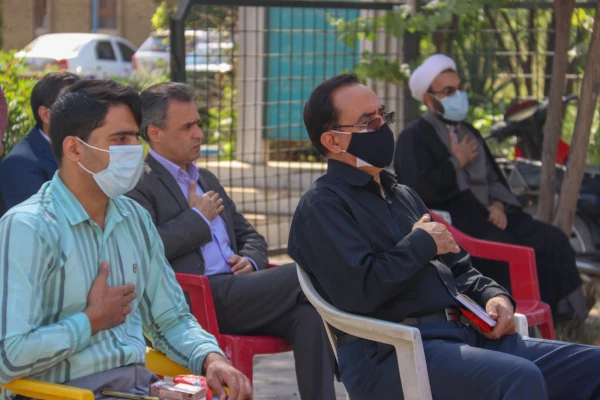 برگزاری مراسم عزاداری به مناسبت فرا رسیدن اربعین حسینی در جوار مزار شهید گمنام دانشگاه فرهنگیان یزد 6