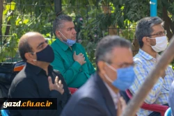 برگزاری مراسم عزاداری به مناسبت فرا رسیدن اربعین حسینی در جوار مزار شهید گمنام دانشگاه فرهنگیان یزد 7