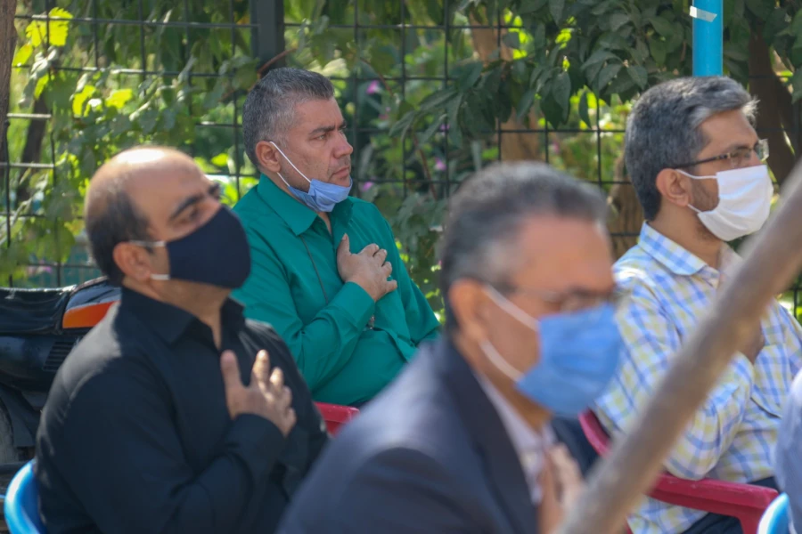 برگزاری مراسم عزاداری به مناسبت فرا رسیدن اربعین حسینی در جوار مزار شهید گمنام دانشگاه فرهنگیان یزد 7