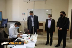 بازدید مدیر امور پردیس های استان یزد از روند برگزاری مصاحبه داوطلبان ورود به دانشگاه فرهنگیان 3
