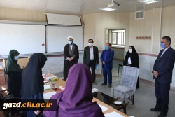 بازدید مدیر امور پردیس های استان یزد از روند برگزاری مصاحبه داوطلبان ورود به دانشگاه فرهنگیان 6
