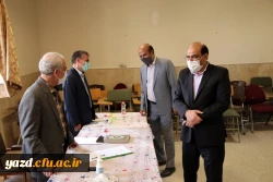 بازدید مدیر امور پردیس های استان یزد از روند برگزاری مصاحبه داوطلبان ورود به دانشگاه فرهنگیان 9