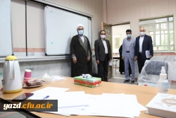 بازدید مدیر امور پردیس های استان یزد از روند برگزاری مصاحبه داوطلبان ورود به دانشگاه فرهنگیان 10