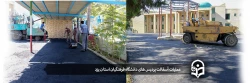 عملیات آسفالت پردیس های دانشگاه فرهنگیان یزد 2
