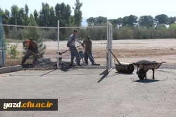 عملیات آسفالت پردیس های دانشگاه فرهنگیان یزد 3