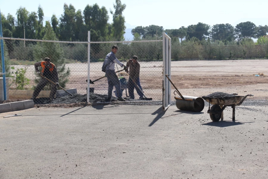 عملیات آسفالت پردیس های دانشگاه فرهنگیان یزد 3