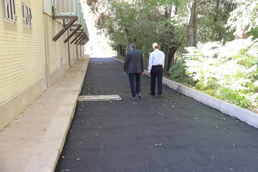 عملیات آسفالت پردیس های دانشگاه فرهنگیان یزد 4