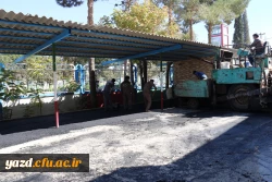 عملیات آسفالت پردیس های دانشگاه فرهنگیان یزد 6