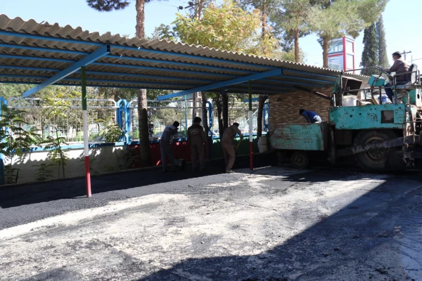 عملیات آسفالت پردیس های دانشگاه فرهنگیان یزد 6