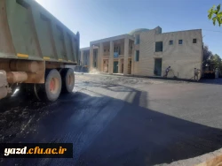عملیات آسفالت پردیس های دانشگاه فرهنگیان یزد 8