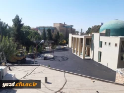 عملیات آسفالت پردیس های دانشگاه فرهنگیان یزد 9