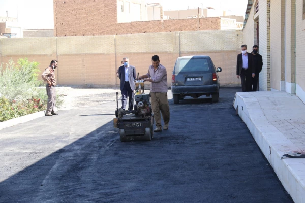 عملیات آسفالت پردیس های دانشگاه فرهنگیان یزد 11
