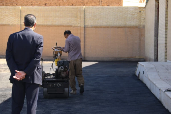 عملیات آسفالت پردیس های دانشگاه فرهنگیان یزد 13