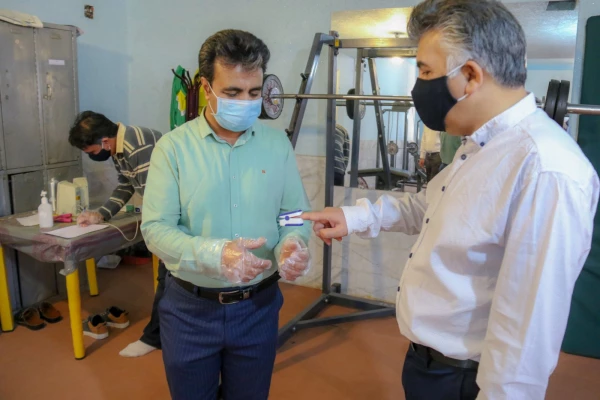 اجرای طرح غربالگری سلامت کارکنان دانشگاه فرهنگیان یزد 6