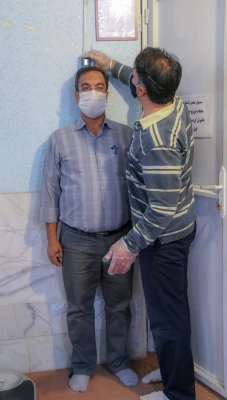 اجرای طرح غربالگری سلامت کارکنان دانشگاه فرهنگیان یزد 7