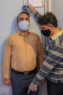 اجرای طرح غربالگری سلامت کارکنان دانشگاه فرهنگیان یزد 8