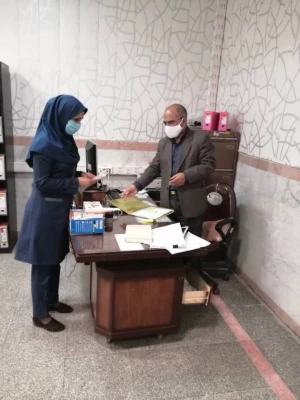 گزارش تصویری اقدامات پیشگیرانه حوزه معاونت دانشجویی پردیس فاطمه الزهرا (س) در مقابله با ویروس کرونا 3