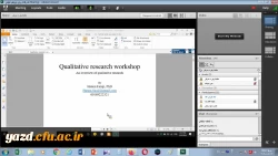 کارگاه علمی روش پژوهش کیفی در دانشگاه فرهنگیان یزد 6