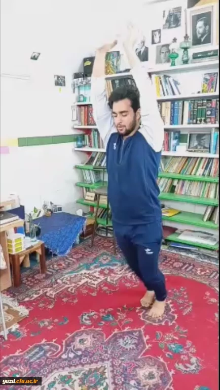 گزارش برگزاری مسابقات مجازی آمادگی جسمانی به مناسبت هفته تربیت بدنی 7