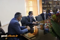 دیدار هیات رئیسه دانشگاه فرهنگیان یزد با مدیر کل جدید آموزش و پرورش استان 4