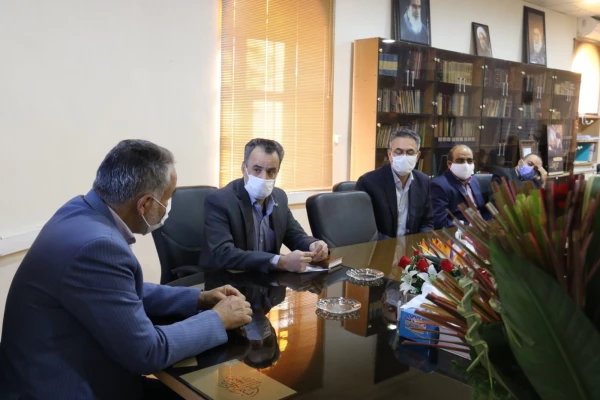 دیدار هیات رئیسه دانشگاه فرهنگیان یزد با مدیر کل جدید آموزش و پرورش استان 9