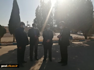 بازدید مسئولین سازمان مرکزی دانشگاه فرهنگیان از پروژه های عمرانی پردیس