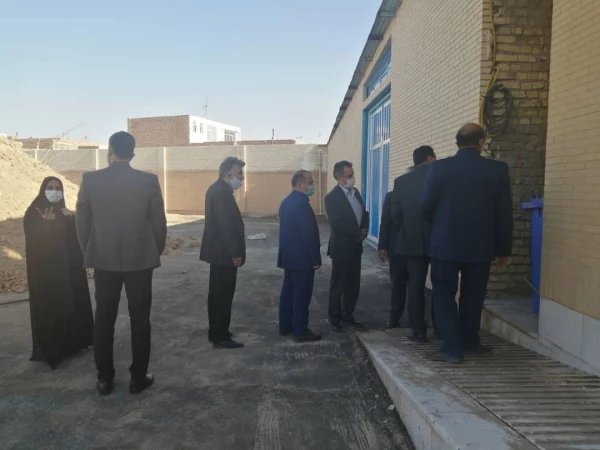 بازدید کارمندان سازمان مرکزی دانشگاه فرهنگیان از پروژه های عمرانی پردیس 3