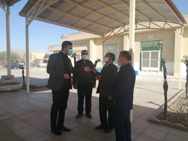 بازدید کارمندان سازمان مرکزی دانشگاه فرهنگیان از پروژه های عمرانی پردیس 5