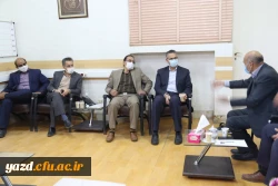 دیدار مسئولان دانشگاه فرهنگیان یزد با معاون جدید پژوهش، برنامه ریزی و توسعه مدیریت منابع آموزش و پرورش استان 3