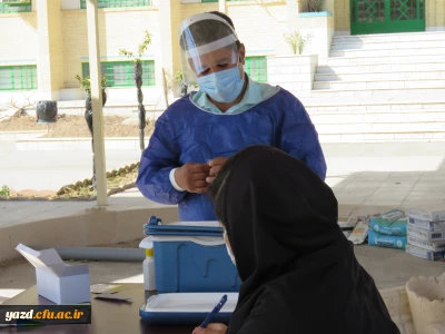  تست تشخیص کرونا از همکاران پردیس انجام گرفت