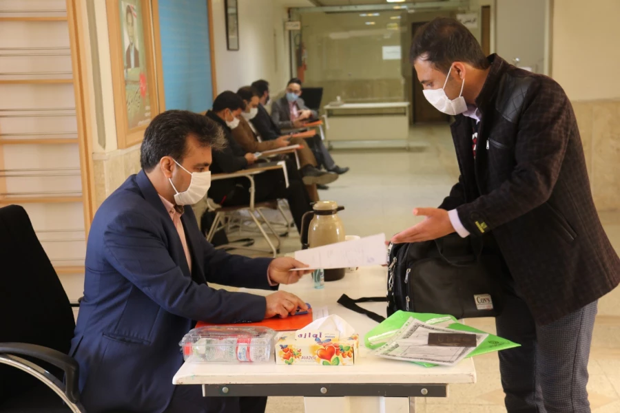 بازدید جناب آقای قدیم خانی نماینده وزارت آموزش و پرورش از فرآیند مصاحبه پذیرفته شدگان آزمون استخدامی سال 1399 3