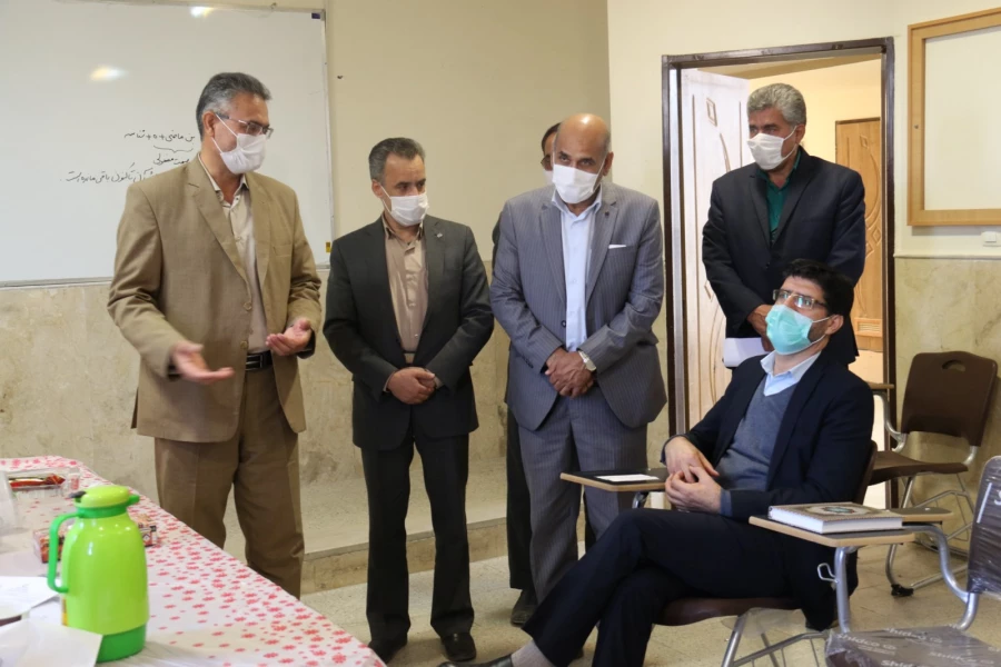 بازدید جناب آقای قدیم خانی نماینده وزارت آموزش و پرورش از فرآیند مصاحبه پذیرفته شدگان آزمون استخدامی سال 1399 6