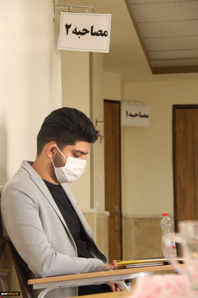 بازدید جناب آقای قدیم خانی نماینده وزارت آموزش و پرورش از فرآیند مصاحبه پذیرفته شدگان آزمون استخدامی سال 1399 9