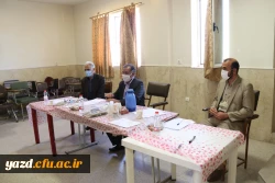 بازدید مدیر کل آموزش و پرورش استان یزد از روند مصاحبه پذیرفته شدگان آزمون استخدامی
 4