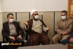 دیدار اعضای هیات مدیره بنیاد خیّرین حامی دانشگاه فرهنگیان یزد با مدیر عامل مجمع خیرین مدرسه ساز استان 3