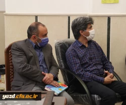 دیدار اعضای هیات مدیره بنیاد خیّرین حامی دانشگاه فرهنگیان یزد با مدیر عامل مجمع خیرین مدرسه ساز استان 4
