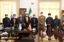 دیدار اعضای هیات مدیره بنیاد خیّرین حامی دانشگاه فرهنگیان یزد با مدیر عامل مجمع خیرین مدرسه ساز استان 6