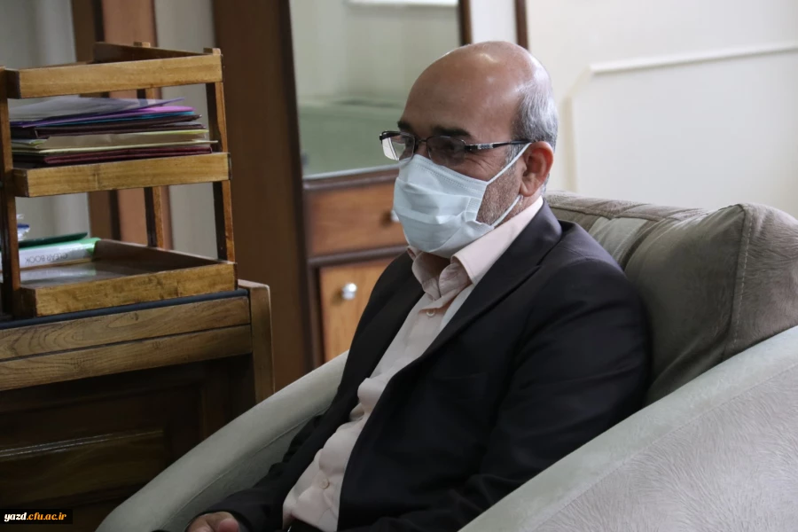 دیدار هیات رئیسه دانشگاه فرهنگیان یزد با مدیر کل حوزه استاندار 3