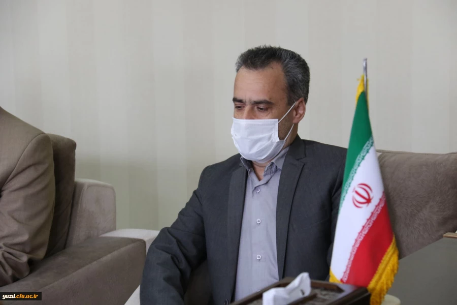 دیدار هیات رئیسه دانشگاه فرهنگیان یزد با مدیر کل حوزه استاندار 5