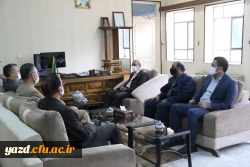 دیدار اعضای هیات رئیسه دانشگاه فرهنگیان یزد با مدیر کل حوزه استاندار 4
