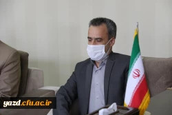 دیدار اعضای هیات رئیسه دانشگاه فرهنگیان یزد با مدیر کل حوزه استاندار 5