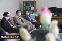 دیدار اعضای هیات رئیسه دانشگاه فرهنگیان یزد با مدیر کل حوزه استاندار 6